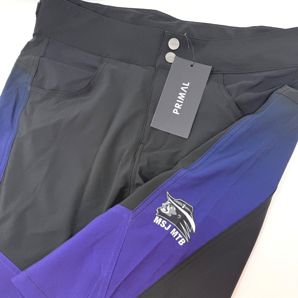 Primal Ilex MTB Shorts Mens‎ Medium Black Purple MSJ MTB Mountain Bike NEW